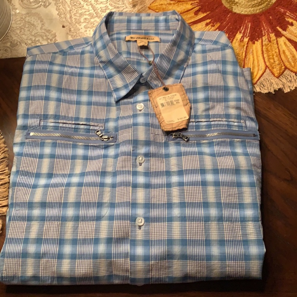 John Varvatos button down mens shirt size XXL